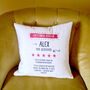 Personalised Cushion Gift For Men, thumbnail 2 of 10