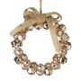 Hanging Copper Bell Wreath Christmas Tree Decoration, thumbnail 2 of 2