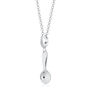 Sterling Silver Spoon Charm Necklace, thumbnail 2 of 6