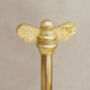Brass Bee Toilet Roll Stand With Three Bee Brass, thumbnail 3 of 3