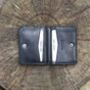 Woodland Collection Black Leather Card Holder – Slim Rfid Wallet, thumbnail 3 of 6