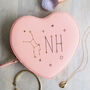 Personalised Constellation Heart Travel Jewellery Case, thumbnail 3 of 6