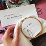Personalised Hand Embroidered Handwriting Handkerchief, thumbnail 7 of 11