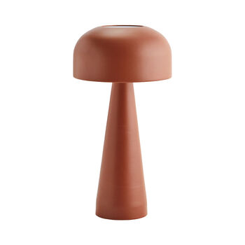 Rechargable Table Lamp In Rust, 3 of 3