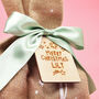 Personalised Oversized Wooden Gift Tag, thumbnail 5 of 7