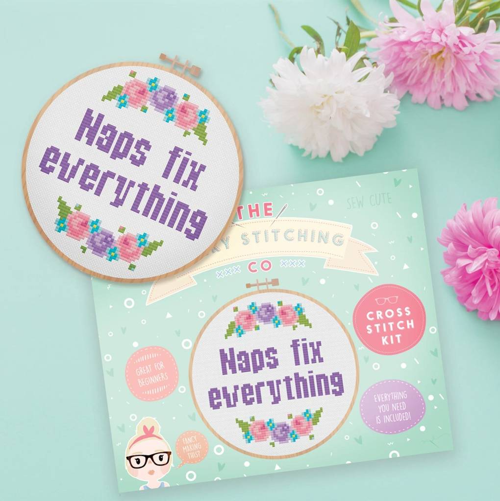 'Naps Fix Everything' Cross Stitch Kit