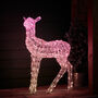 Twinkly Smart LED Outdoor Acrylic Christmas Doe Figure, thumbnail 3 of 12