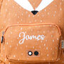 Personalised Trixie Fox Backpack For Nursery, School, Holiday, thumbnail 2 of 11