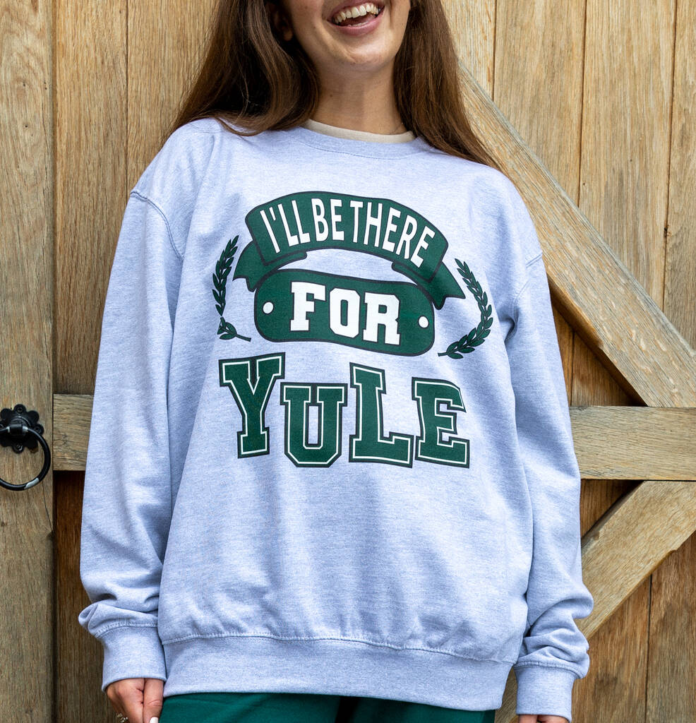 I'll Be There For Yule Women's Christmas Jumper, 1 of 9