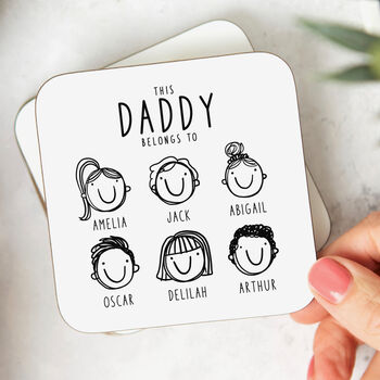 'This Daddy Belongs To' Personalised Mug, 3 of 9