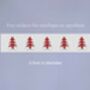 Butterfly Christmas Tree White Christmas Card, Not 3D, thumbnail 4 of 12