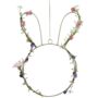 Contemporary Bunny Wreath With Foliage, thumbnail 2 of 2