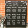Large Personalised And Bespoke Chalkboard Table Plan, thumbnail 5 of 5