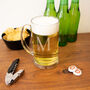 Personalised Initial Etched Glass Tankard, thumbnail 1 of 8
