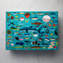 Ocean Life 1000 Piece Family Jigsaw Puzzle, thumbnail 1 of 2