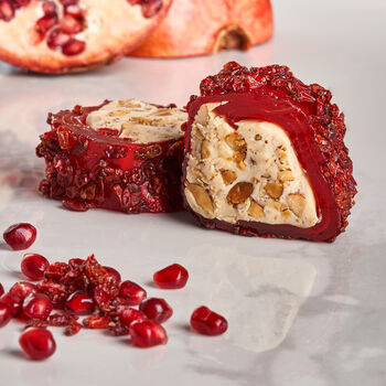 Pomegranate And Chocolate Mix Turkish Delight Rolls, 2 of 6