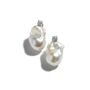 Gleaming Baroque Pearl Silver Earrings, thumbnail 6 of 7