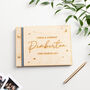 Moon And Stars Wooden Wedding Guest Book, thumbnail 1 of 5