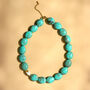 Chunky Turquoise Bead Necklace, thumbnail 1 of 6