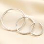 Stainless Steel Hoop Earrings, thumbnail 2 of 12