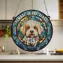 Bichon Frise Memorial Suncatcher, thumbnail 3 of 6