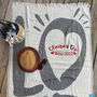 Love Towel Throws, Personalised Anniversary Gift, thumbnail 8 of 12