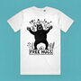 Free Hugs Festival Bear Adult Men's T Shirt, thumbnail 4 of 10