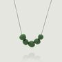 Ora Bolas | Beaded Necklace In Green, thumbnail 1 of 3