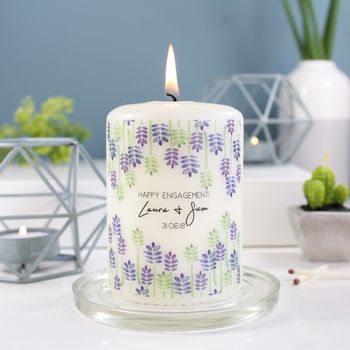 Personalised Engagement Candle Gift, 8 of 12