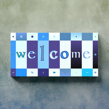 Welcome Sign Personalised Print Gift, 9 of 10