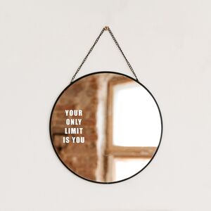Your Only Limit Is You Mirror Sticker By EL ILLUSTRATES