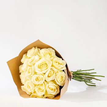 White Avalanche Rose Bouquet, 3 of 3