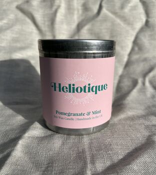 Pomegranate And Mint Scented Tin Candle, 3 of 5