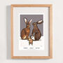 Personalised Family Of Hares, thumbnail 4 of 4