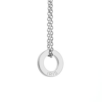 Personalised Mini Ring Necklace, 5 of 8