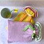 Personalised Cashmere Hot Water Bottle, Candy Striped, thumbnail 3 of 8