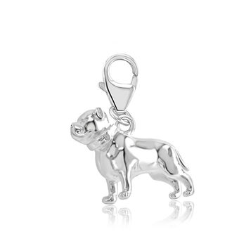 Pitbull Charm Sterling Silver, 9 of 10