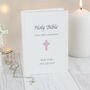 Personalised Pink Cross Holy Bible Gift, thumbnail 5 of 7