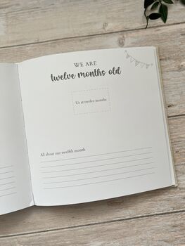 Twin Baby Book | Twin Baby Gifts | First Year, 10 of 11