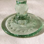 Set Of Four Laurier Green Wine Goblets, thumbnail 5 of 5