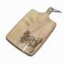 Personalised Giant Schnauzer Engraved Acacia Serving Board, thumbnail 3 of 8