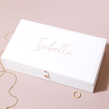 Personalised Large Jewellery Box, 2 of 5