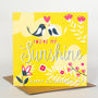You Are My Sunshine Valentine Card, thumbnail 2 of 3