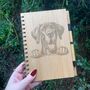 Personalised Great Dane Dog Engraved Notebook, thumbnail 4 of 6