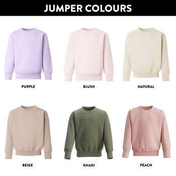 Glitter Number Children's Birthday Jumper, 6 of 9