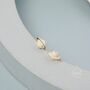 Cz Saturn Planet Stud Earrings In Sterling Silver, thumbnail 1 of 11