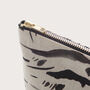 Natural Linen And Black Landscape Wash Bag, thumbnail 3 of 5