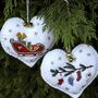 Christmas Decorations Set Craft Embroidery Stitch Kit, thumbnail 2 of 7