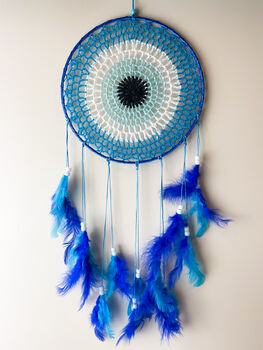 Small Boho Turkish Eye Dream Catcher For Room Wall Dec, 4 of 6