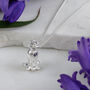 Bluebell Solid Silver Necklace, thumbnail 1 of 9